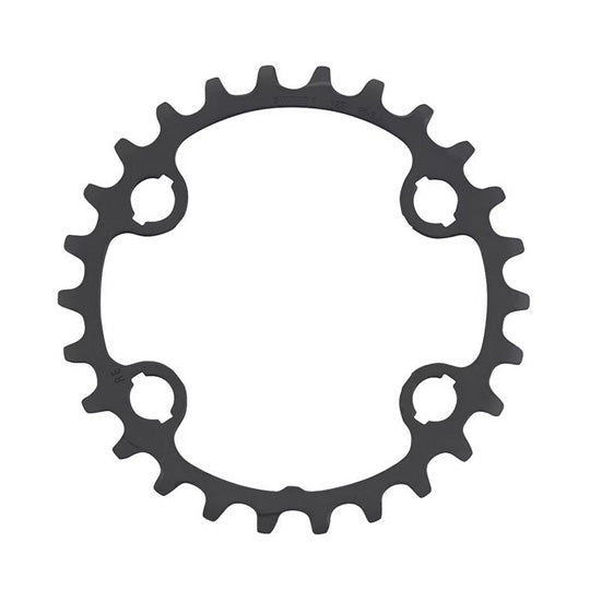 PLATEAU VTT DOUBLE DIAM 64 INTER 26DTS NOIR 4 BRANCHES SHIMANO ORIGINE SLX M7100 12V