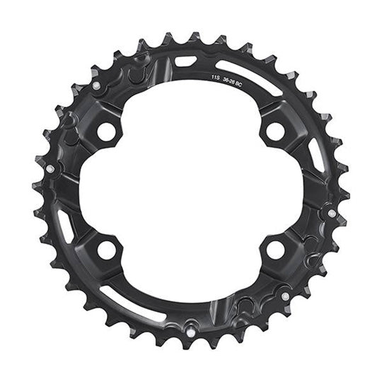 PLATEAU VTT DOUBLE DIAM 96 EXTER 36DTS NOIR 4 BRANCHES SHIMANO ORIGINE DEORE M5100 11V