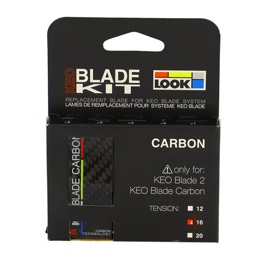 KIT LAMES 16 POUR PEDALE ROUTE AUTO LOOK KEO BLADE CARBONE
