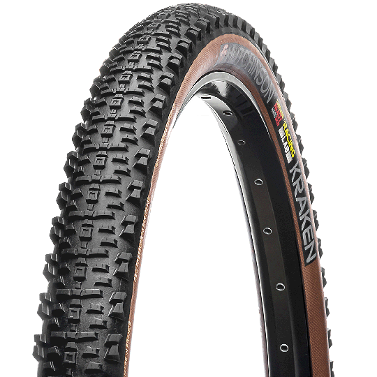 PNEU VTT 29X2.40 TS HUTCHINSON KRAKEN HARDSKIN TLR NOIR/MARRON TAN (57-622)