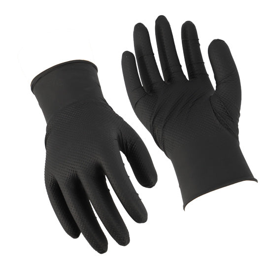 GANT ATELIER JETABLE DOPPLER T10 (XL) NITRILE HAUTE RESISTANCE (BOITE DE 50) - NOIR