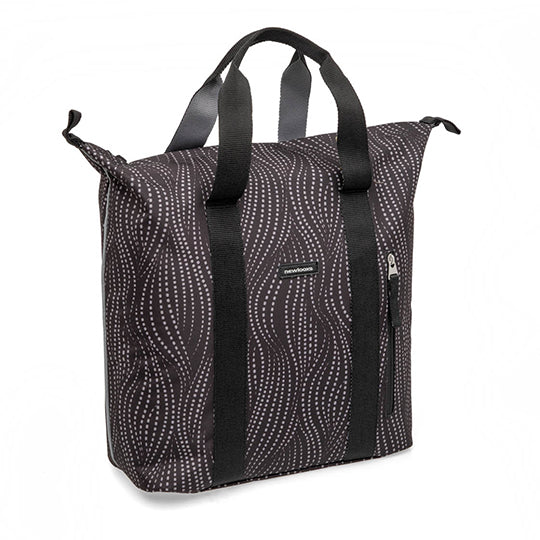 SACOCHE VELO PORTE BAGAGE NEWLOOXS SHOPPER KOTA ALMA NOIR - 24 LITRES - 450x360x180MM