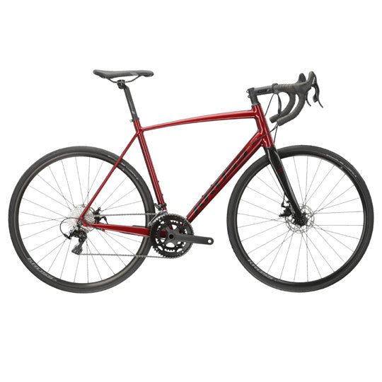 VELO ROUTE 28" KROSS VENTO DISQUE 4.0 TAILLE M (21") ALUMINIUM FOURCHE CARBONE ROUGE/NOIR