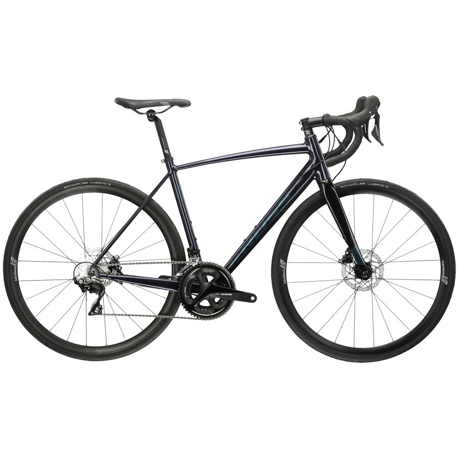 VELO ROUTE 28" KROSS VENTO DISQUE 5.0 TAILLE M (21") ALUMINIUM FOURCHE CARBONE BLEU/CAM