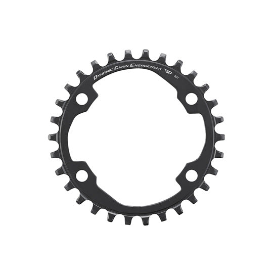 PLATEAU VTT MONO DIAM 96 EXTER 30DTS NOIR 4 BRANCHES SHIMANO ORIGINE CUES FC-U6000