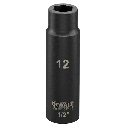 DOUILLE IMPACT DEWALT DIAMÈTRE 12 MM 1/2"