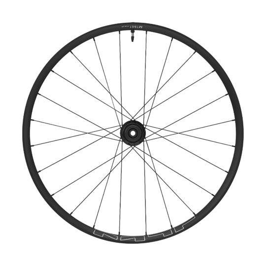 ROUE VTT 27.5" AR K7 JANTE NOIR SHIMANO MT601 CENTERLOCK 12V MICRO SPLINE A.TRAVERS 12X142