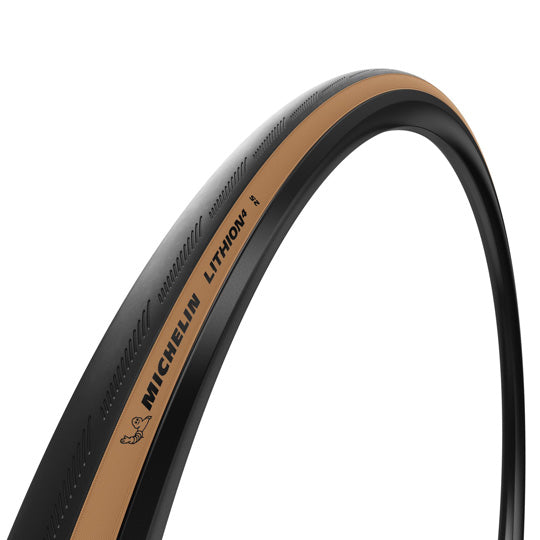 PNEU ROUTE 700X32C TS MICHELIN LITHION 4 CLASSIC TT NOIR/BEIGE (32-622)