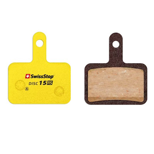 PLAQUETTE FREIN VTT 34 SWISSSTOP DISC 15RS ORGANIQUE ADAPT. SHIMANO DEORE/TEKTRO/TRP/CLARK