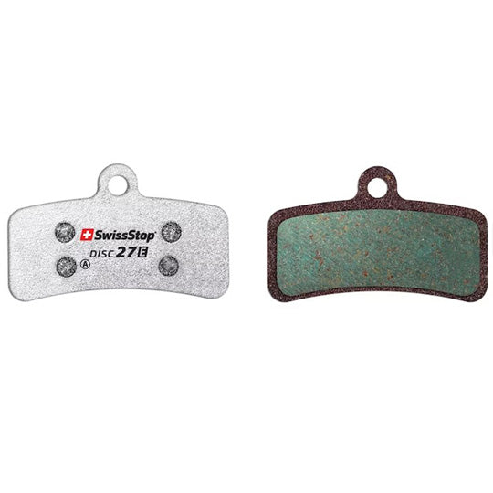 PLAQUETTE FREIN VTT 36 SWISSSTOP DISC 27E ORGANIQUE ADAPT. SHIMANO SAINT/ZEE/TEKTRO/TRP (P