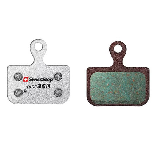 PLAQUETTE FREIN VTT/ROUTE 53 SWISSSTOP DISC 35E ORGANIQUE ADAPT. SRAM RED E TAP AXS/AVID