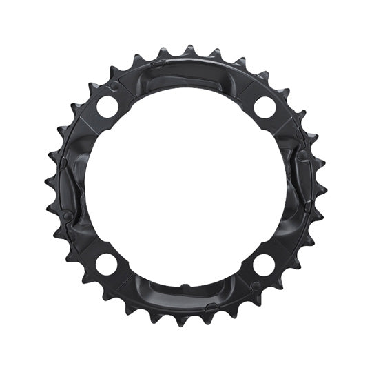 PLATEAU VTT TRIPLE DIAM 104 INTERM 32DTS NOIR 4 BRANCHES SHIMANO ORIGINE DEORE M590 9V