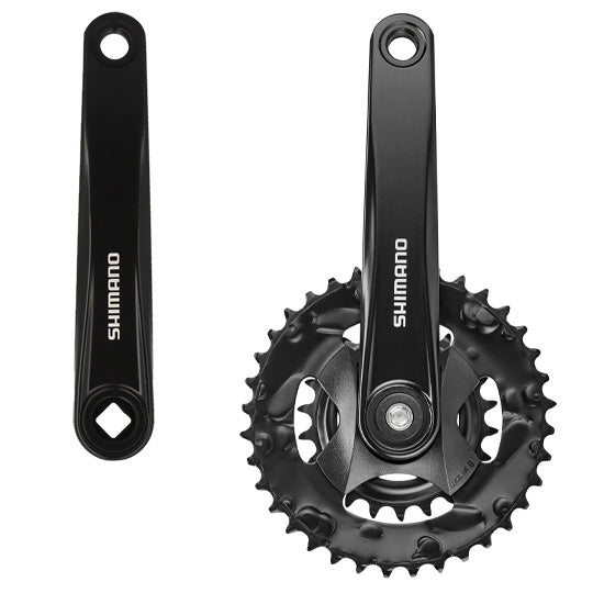 PEDALIER VTT DOUBLE 36-22D L175 ALU SHIMANO MT315 7/8V (AXE DE 123MM)