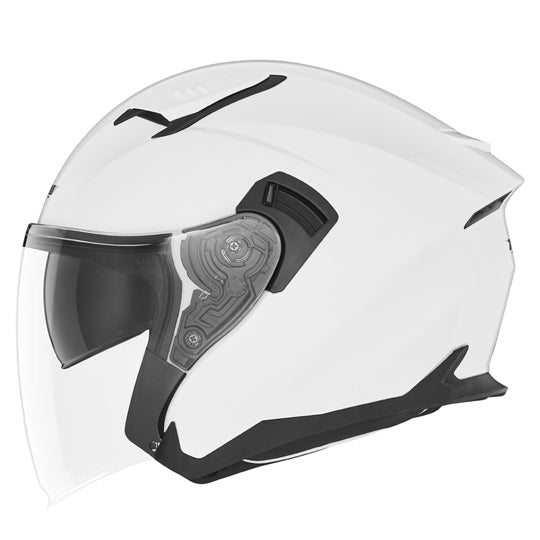 CASQUE JET DOUBLE ECRAN NOX N130 BLANC PERLE T61-62 XL - CE 22.06
