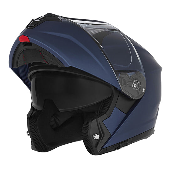 CASQUE MODULABLE NOX N968 BLEU MAT METALLISE T59-60 L - CE 22.06