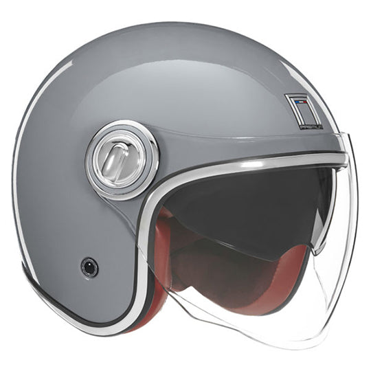CASQUE JET NOX PREMIUM HERITAGE GRIS NARDO T61-62 XL - CE 22.06