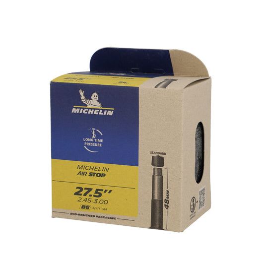 CHAMBRE A AIR VELO 27.5" X 2.45-3.00 (62/77-584) VS MICHELIN AIRSTOP B6