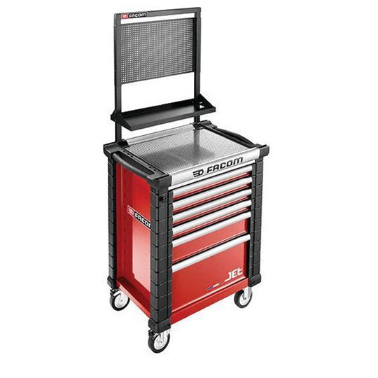 ACCESSOIRE SERVANTE ATELIER JET : KIT PANNEAU + 2 ÉTAGÈRES INCLINÉES FACOM - SERIE JET.MXA
