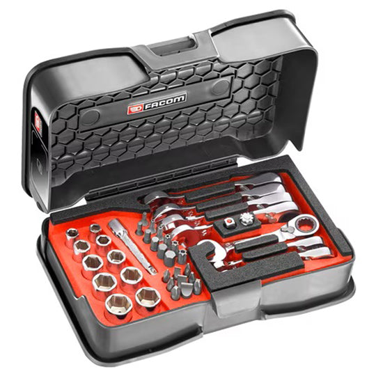 COFFRET MULTI-SERRAGE À CLIQUET COMPACT FACOM