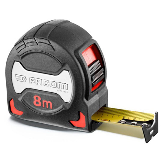 METRE A RUBAN PREMIUM 8MX28 MM FACOM DOUBLE FACE AVEC BLOCAGE