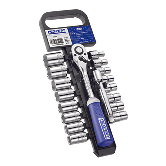 JEU DE DOUILLES SUR RACK 1/2" - 18 PIÈCES - EXPERT - E032942