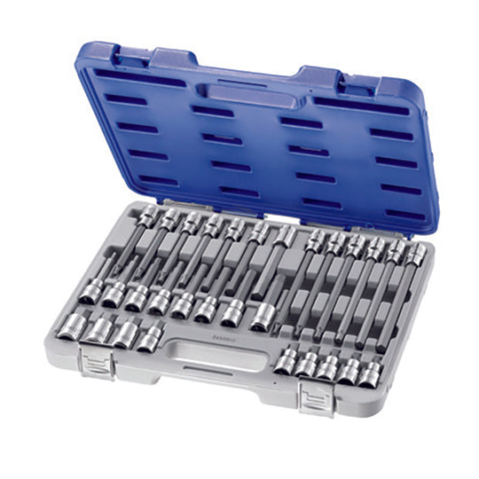 COFFRET DE DOUILLES TOURNEVIS TORX 32 PIÈCES - EXPERT - E200514