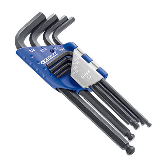 JEU 9 CLÉS MÂLES LONGUES TÊTE SPHERIQUE - POUCE - EXPERT - E117816