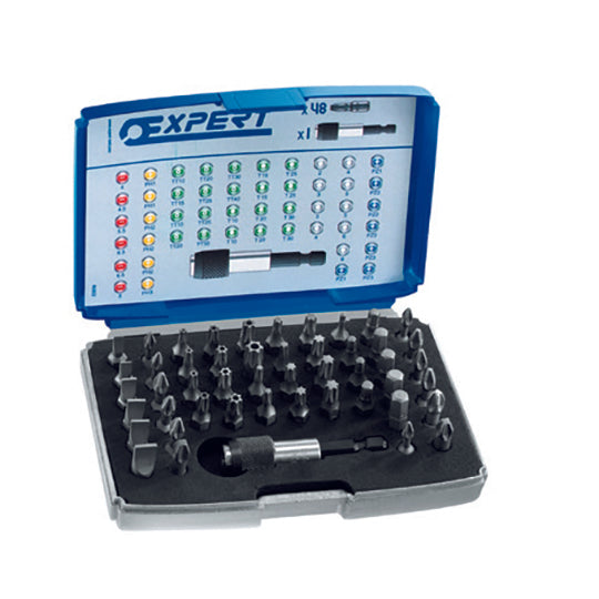 BOITE D'EMBOUTS 1/4" + ACC 49PCS - EXPERT - E131701