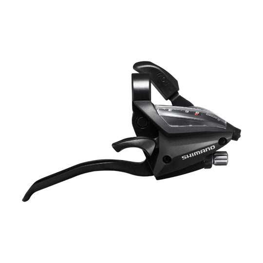 LEVIER/MANETTE VTT 8V. SHIMANO DROIT ST-EF500 V-BRAKE NOIR 4 DOIGTS