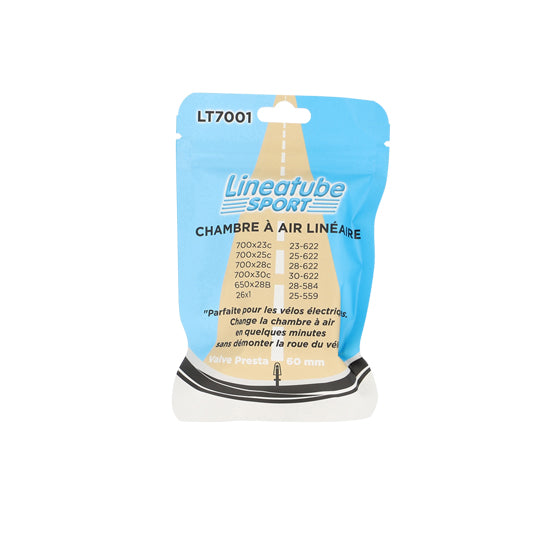 CHAMBRE A AIR VELO 700C (23/30-622) VP 60 MM LINEATUBE SPORT TPU
