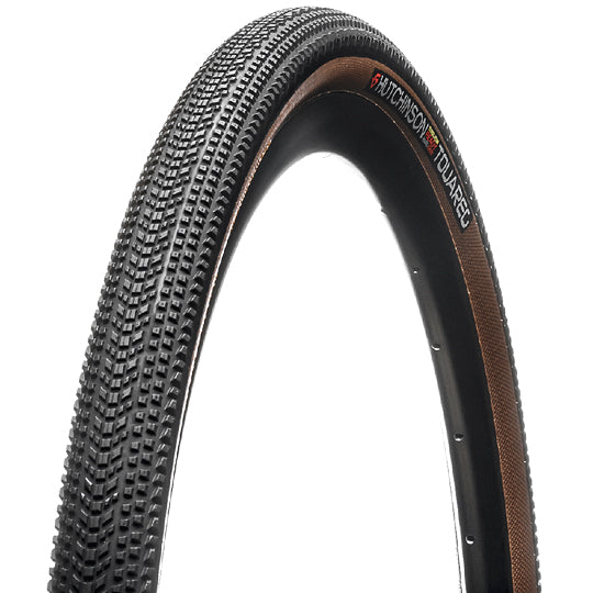 PNEU GRAVEL 700X40C TS HUTCHINSON TOUAREG TLR NOIR/MARRON TAN (40-622)