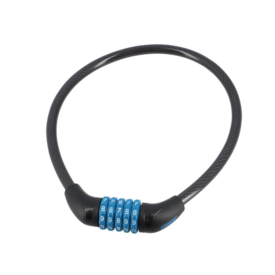 ANTIVOL VELO CABLE A CODE D12X0.65CM RANGERS NOIR