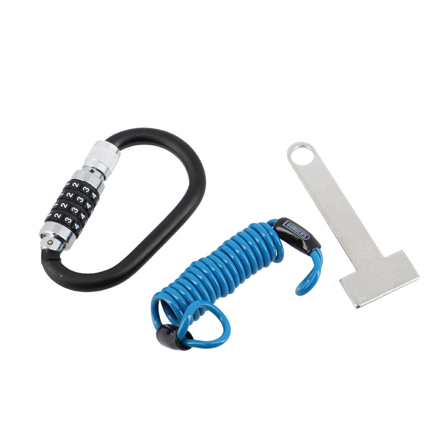 ANTIVOL SPECIAL CASQUE A CODE RANGERS AVEC CABLE 1.20M