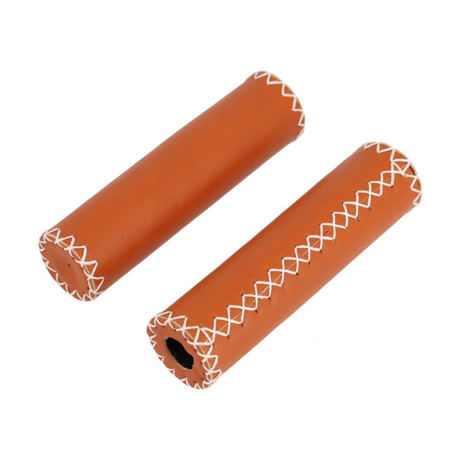 POIGNEE VELO MONTEGRAPPA 0011 120MMCUIR MARRON (PR)