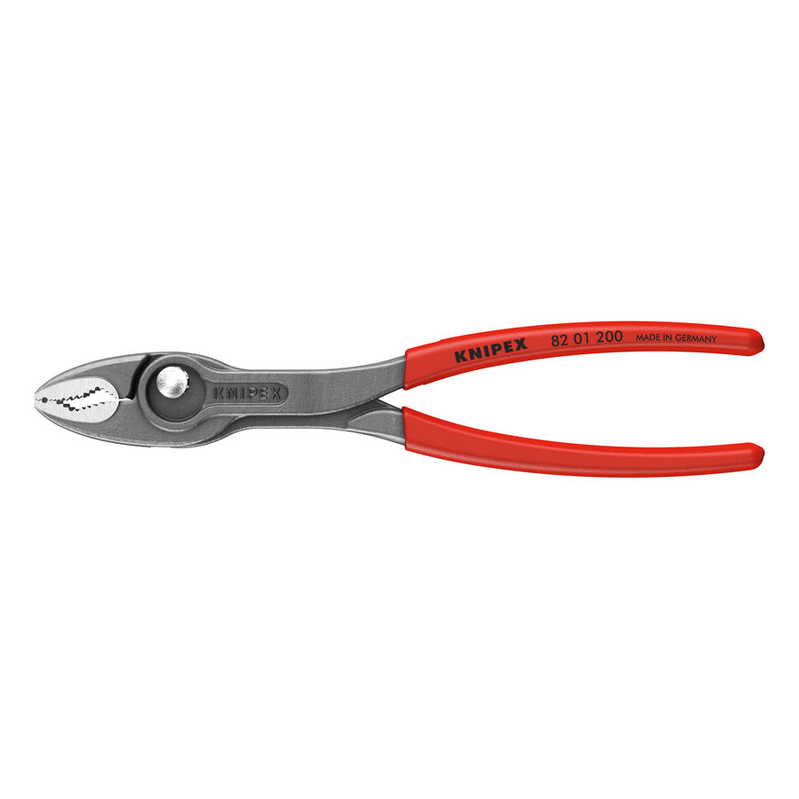 PINCE MULTIPRISE KNIPEX TWINGRIP FRONTALE 200MM ROUGE