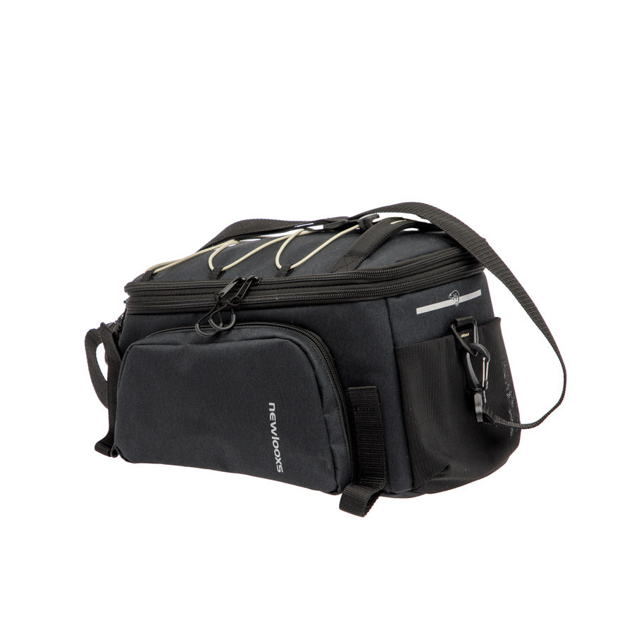 SACOCHE VELO PORTE BAGAGE NEWLOOXS SPORTS TRUNKBAG STRAPS NOIR - 29 LITRES - 345X200X240MM