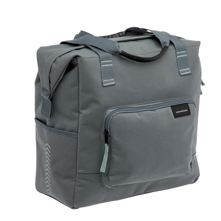 SACOCHE VELO PORTE BAGAGE NEWLOOXS TULUM CAMELLA SINGLE GRIS - 26 LITRES - 360x360x220MM