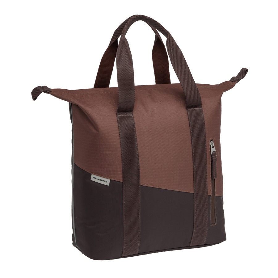 SACOCHE VELO PORTE BAGAGE NEWLOOXS OSLO SHOPPER KOTA LIE DE VIN - 24 LITRES - 450x360x180M
