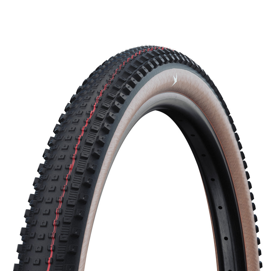 PNEU VTT 29X2.25 TS SCHWALBE RICK XC TLR NOIR/MARRON SUPER RACE (57-622)
