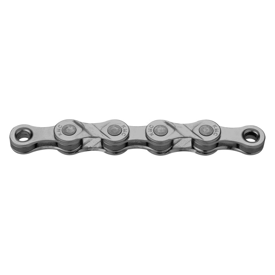 CHAINE VELO 8V. KMC E8 EPT ARGENT 122M ATTACHE RAPIDE ANTI ROUILLE