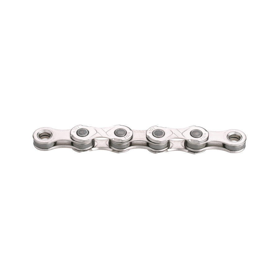 CHAINE VELO 10V. KMC E10 ARGENT 122M ATTACHE RAPIDE