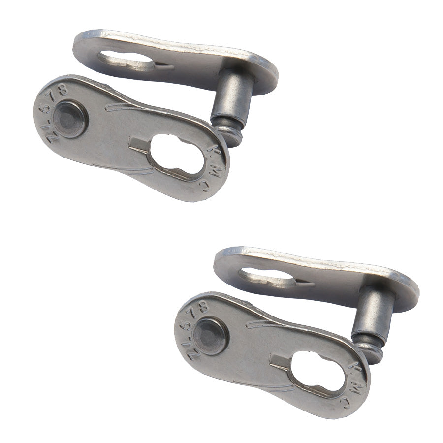 ATTACHE RAPIDE VELO 1V. KMC Z1 EHX WIDE NR EPT ARGENT (X2)