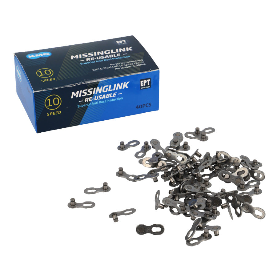 ATTACHE RAPIDE VELO 10V. KMC 10 R EPT ARGENT (X40)