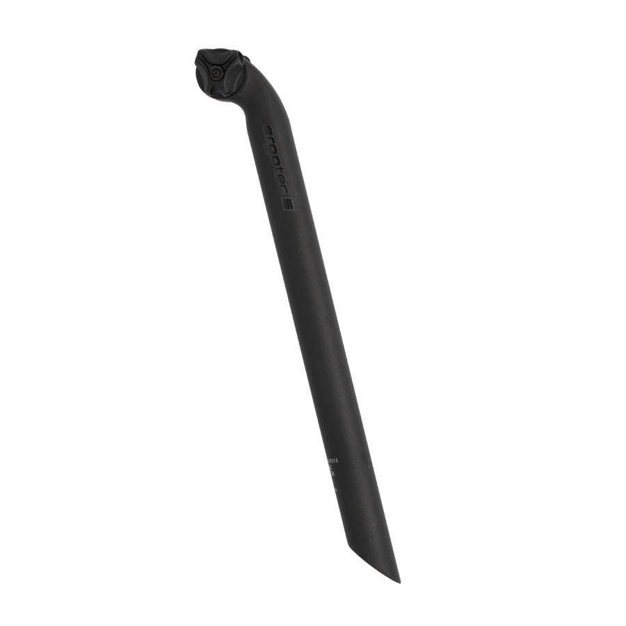 TIGE DE SELLE D34.9 ALU L400 ROUTE/VTT ERGOTEC VIPER NOIR DEPORT 20 MM (LEVEL 5)