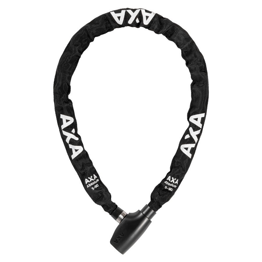 ANTIVOL VELO CHAINE A CLE D5 X 0.90M AXA ABSOLUTE 5 NOIR