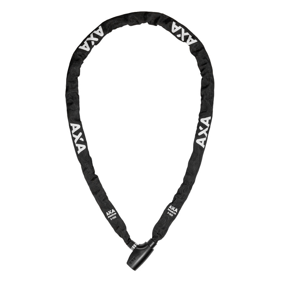 ANTIVOL VELO CHAINE A CLE D5 X 1.50M AXA ABSOLUTE 5 NOIR