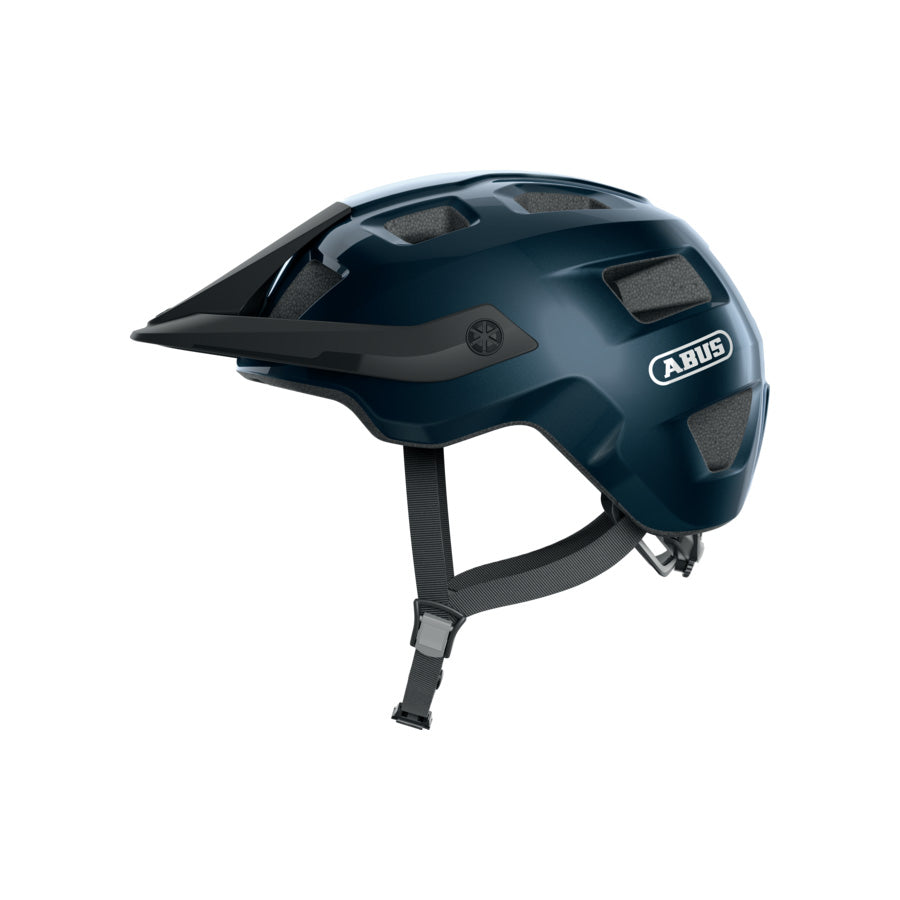 CASQUE VTT ABUS MOTRIP BLEU NUIT INMOLD AVEC REGLAGE OCCIPITAL T.L (5 8/62)