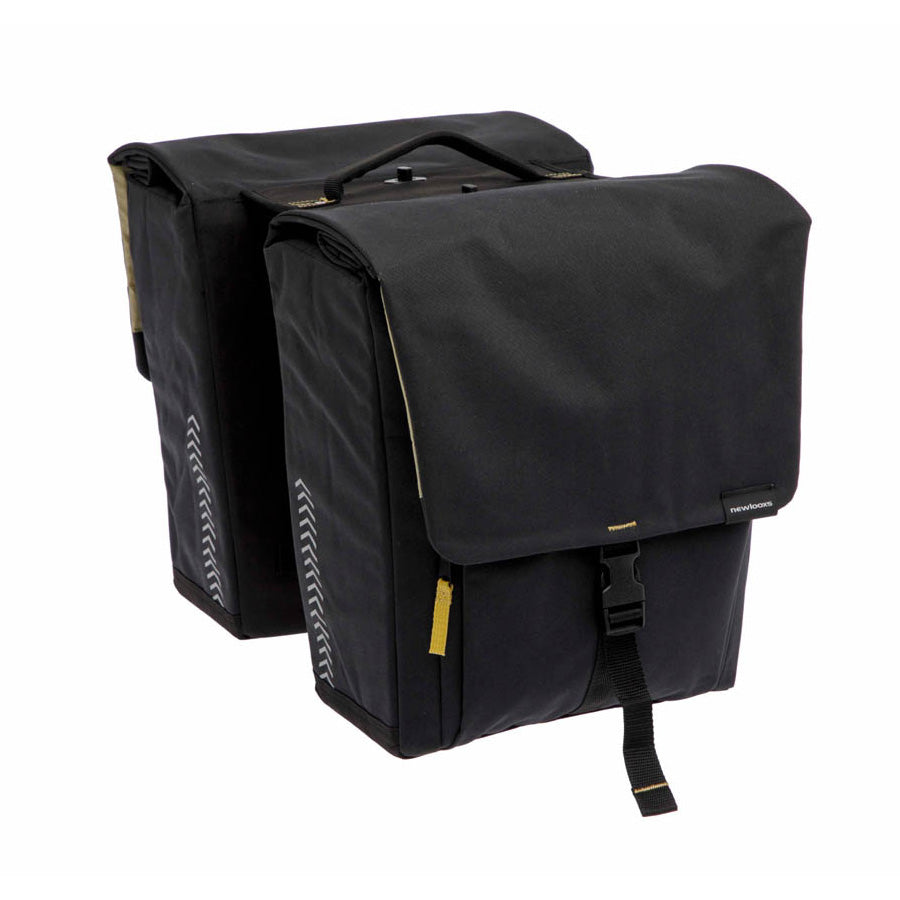 SACOCHE VELO PORTE BAGAGE A PONT NEWLOOXS TULUM DOUBLE NOIR DETACHABLE - 32 LITRES - 350x3