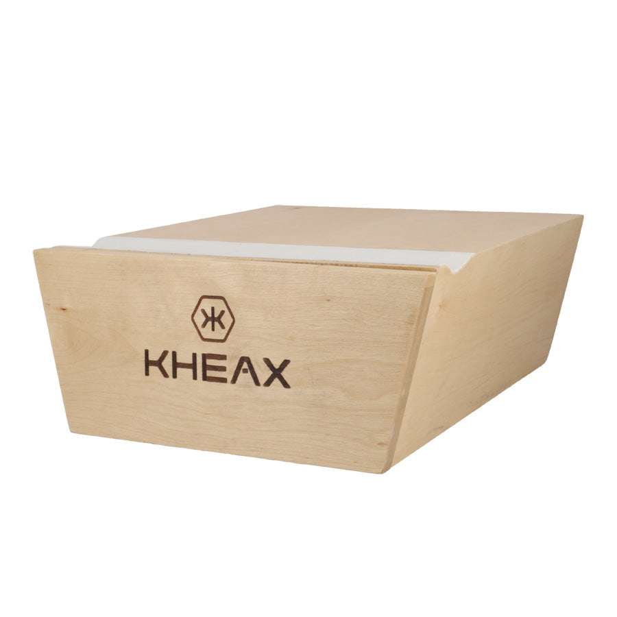 SUPPORT VELO MURAL KHEAX (CORPS ET FACE AVANT EN BOIS MASSIF DE HETRE / TIROIR EN MDF )