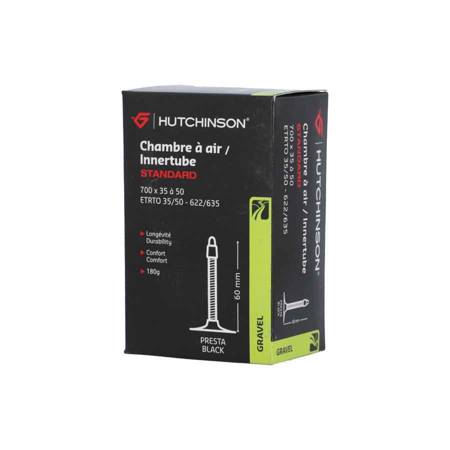 CHAMBRE A AIR VELO 700C (35/50-622) VP 60 MM HUTCHINSON STANDARD GRAVEL